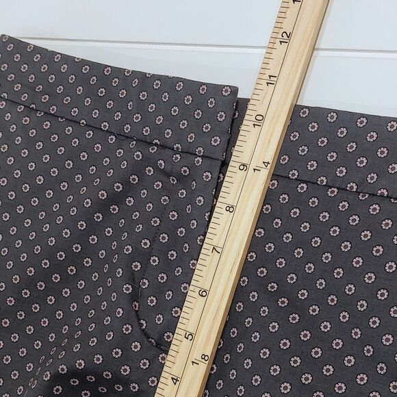 Boden Women's 10L UK 14L Richmond Trousers Gray Pink Floral Print Stretch WM454 - Picture 10 of 11